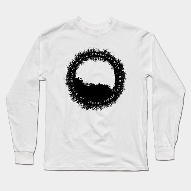 Hesychasm Long Sleeve T-Shirt by Mey X Prints